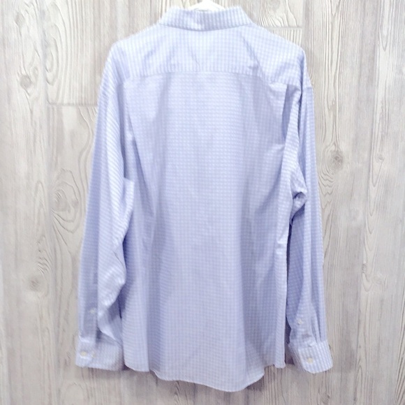 PRONTO Uomo Blue & White Gingham Pattern Shirt XXL - Picture 4 of 8